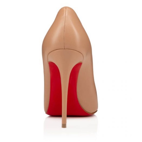 👠Christian Louboutin Kate Nappa 100 Leather Heels Authentic ICONIC Red Bottoms - Picture 13 of 14